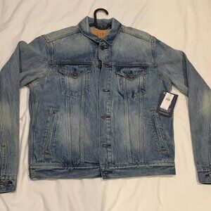 New Men's Gap Classic Denim Jean Jacket in Medium Wash - Size M